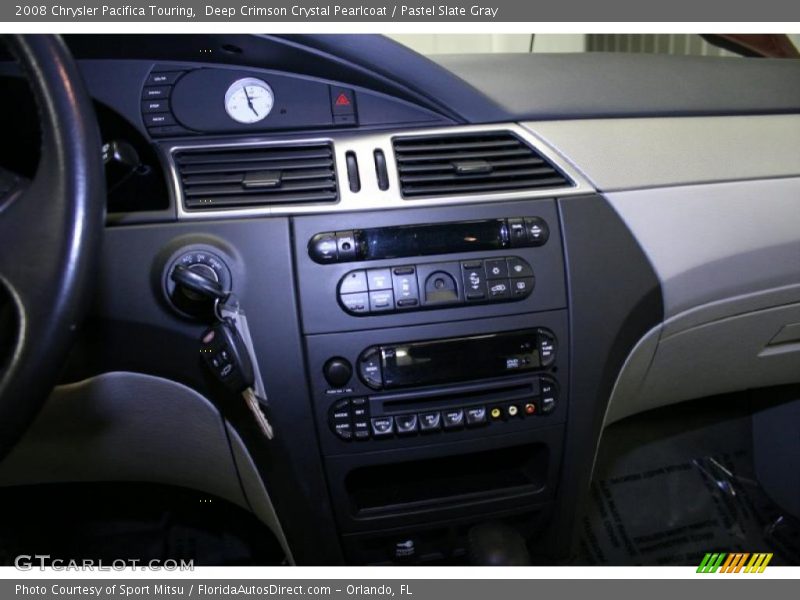 Deep Crimson Crystal Pearlcoat / Pastel Slate Gray 2008 Chrysler Pacifica Touring