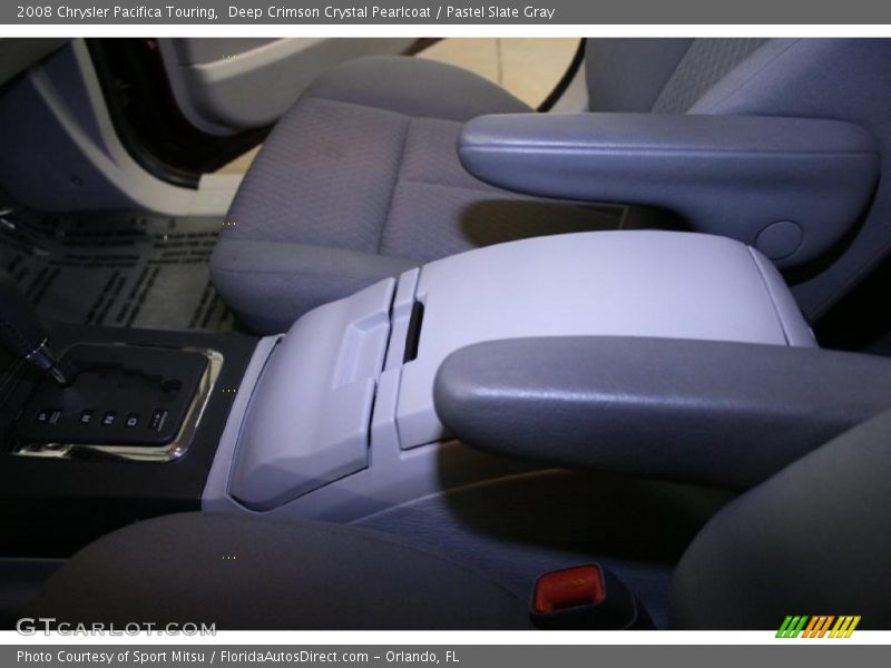 Deep Crimson Crystal Pearlcoat / Pastel Slate Gray 2008 Chrysler Pacifica Touring