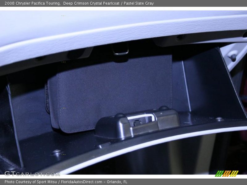 Deep Crimson Crystal Pearlcoat / Pastel Slate Gray 2008 Chrysler Pacifica Touring