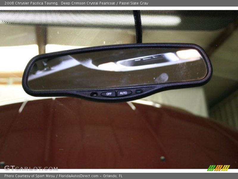 Deep Crimson Crystal Pearlcoat / Pastel Slate Gray 2008 Chrysler Pacifica Touring