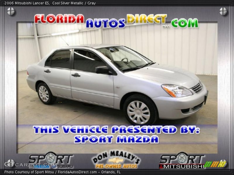 Cool Silver Metallic / Gray 2006 Mitsubishi Lancer ES