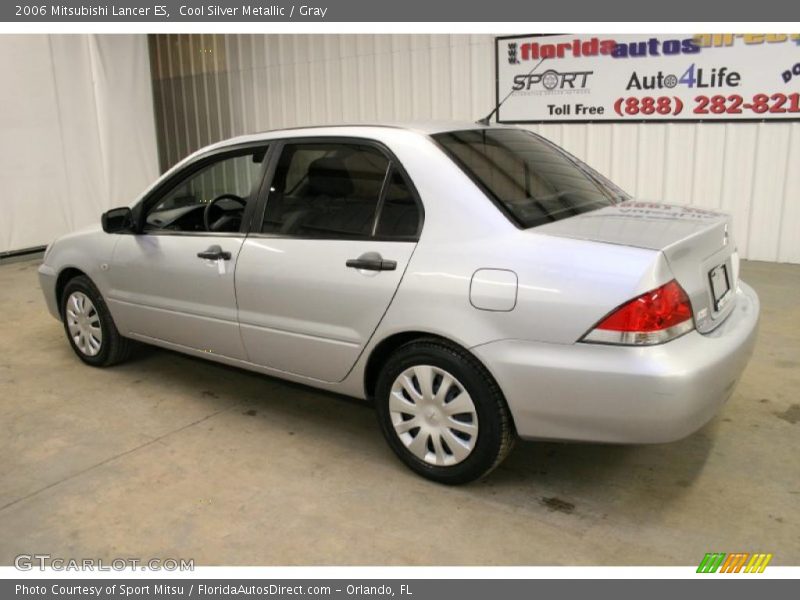 Cool Silver Metallic / Gray 2006 Mitsubishi Lancer ES