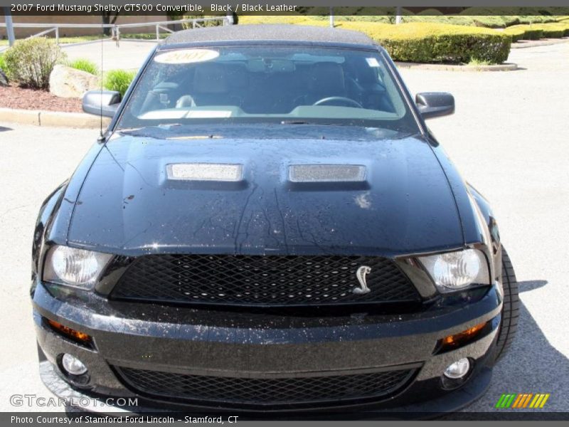Black / Black Leather 2007 Ford Mustang Shelby GT500 Convertible