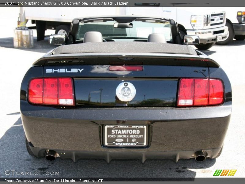 Black / Black Leather 2007 Ford Mustang Shelby GT500 Convertible
