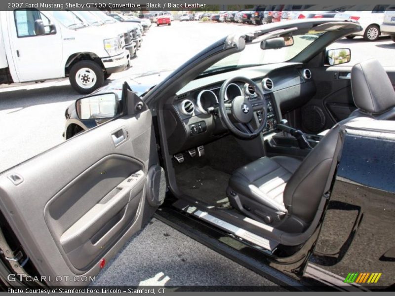 Black / Black Leather 2007 Ford Mustang Shelby GT500 Convertible