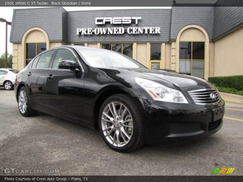 Black Obsidian / Stone 2008 Infiniti G 35 Sedan