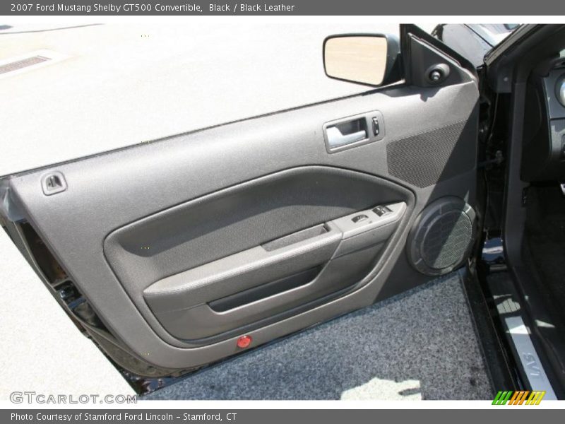 Black / Black Leather 2007 Ford Mustang Shelby GT500 Convertible