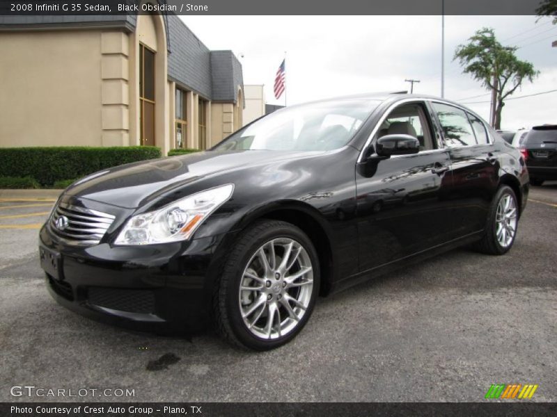 Black Obsidian / Stone 2008 Infiniti G 35 Sedan