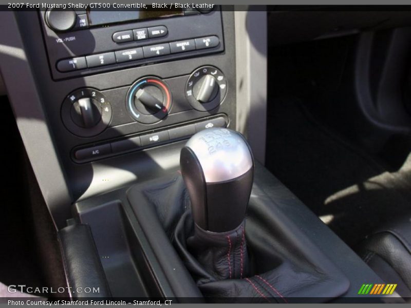 Black / Black Leather 2007 Ford Mustang Shelby GT500 Convertible