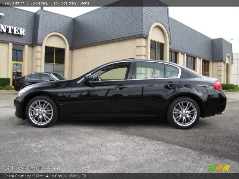 Black Obsidian / Stone 2008 Infiniti G 35 Sedan