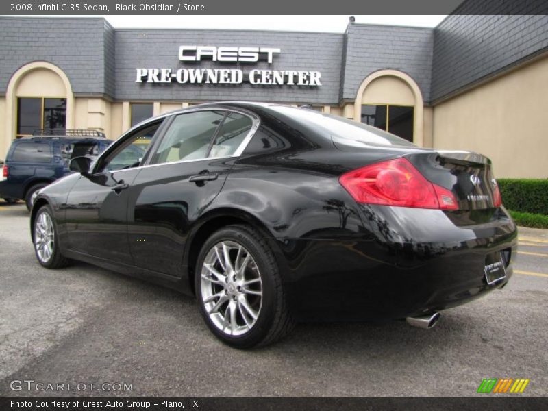 Black Obsidian / Stone 2008 Infiniti G 35 Sedan