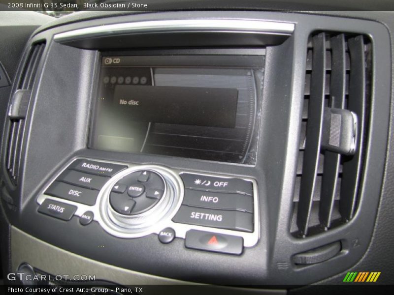 Black Obsidian / Stone 2008 Infiniti G 35 Sedan