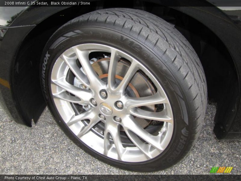Black Obsidian / Stone 2008 Infiniti G 35 Sedan