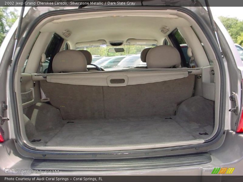 Silverstone Metallic / Dark Slate Gray 2002 Jeep Grand Cherokee Laredo