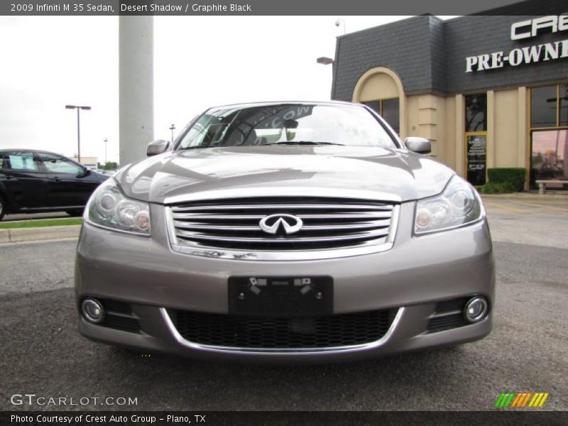 Desert Shadow / Graphite Black 2009 Infiniti M 35 Sedan