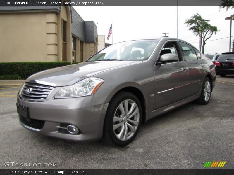 Desert Shadow / Graphite Black 2009 Infiniti M 35 Sedan