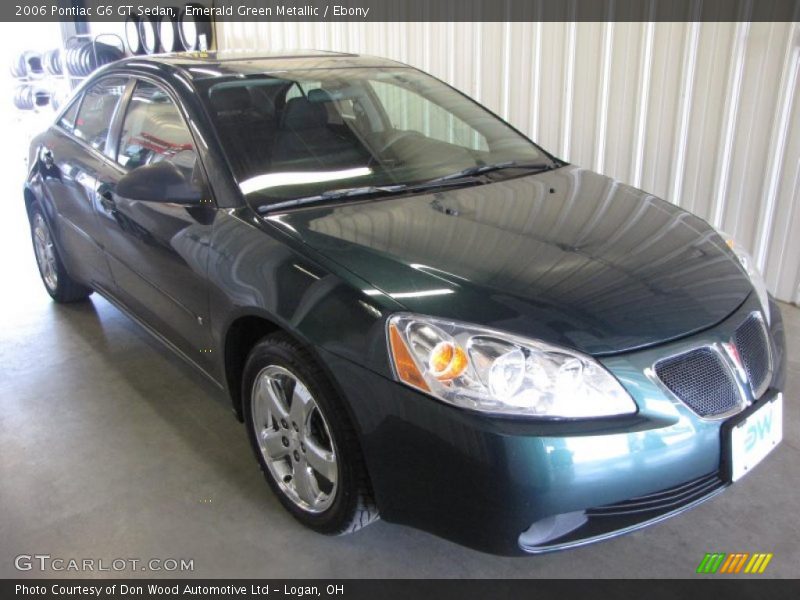 Emerald Green Metallic / Ebony 2006 Pontiac G6 GT Sedan