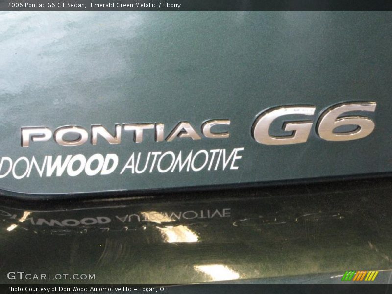 Emerald Green Metallic / Ebony 2006 Pontiac G6 GT Sedan