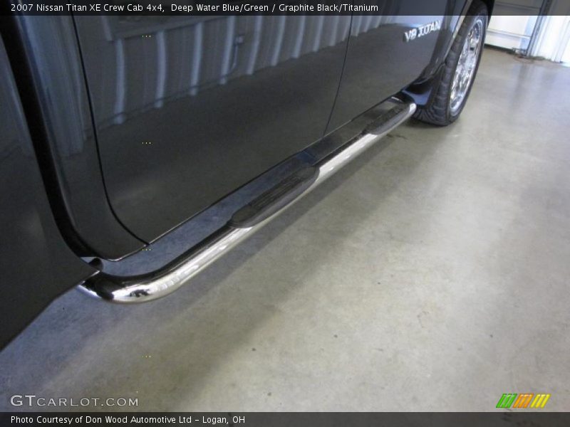 Deep Water Blue/Green / Graphite Black/Titanium 2007 Nissan Titan XE Crew Cab 4x4