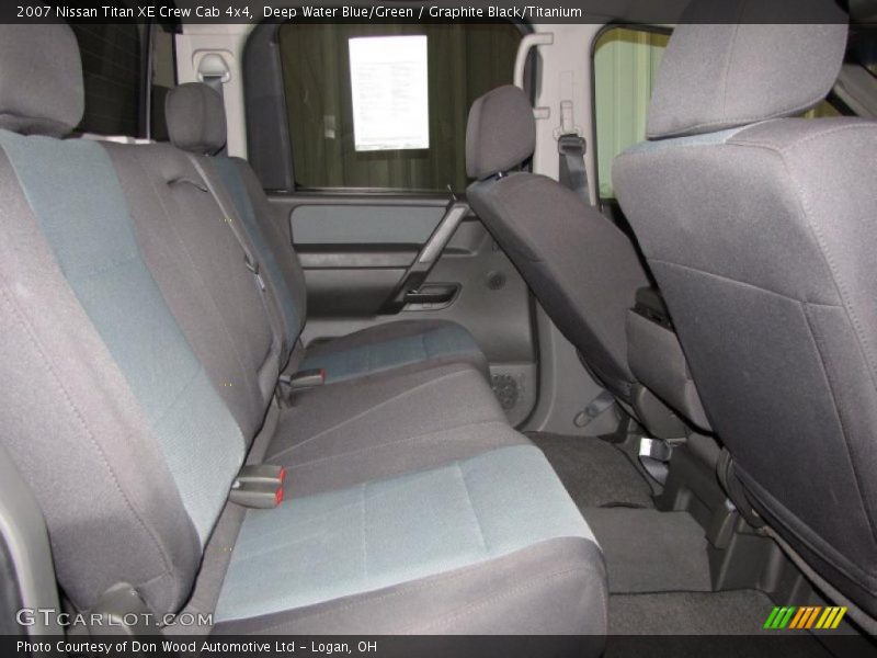 Deep Water Blue/Green / Graphite Black/Titanium 2007 Nissan Titan XE Crew Cab 4x4