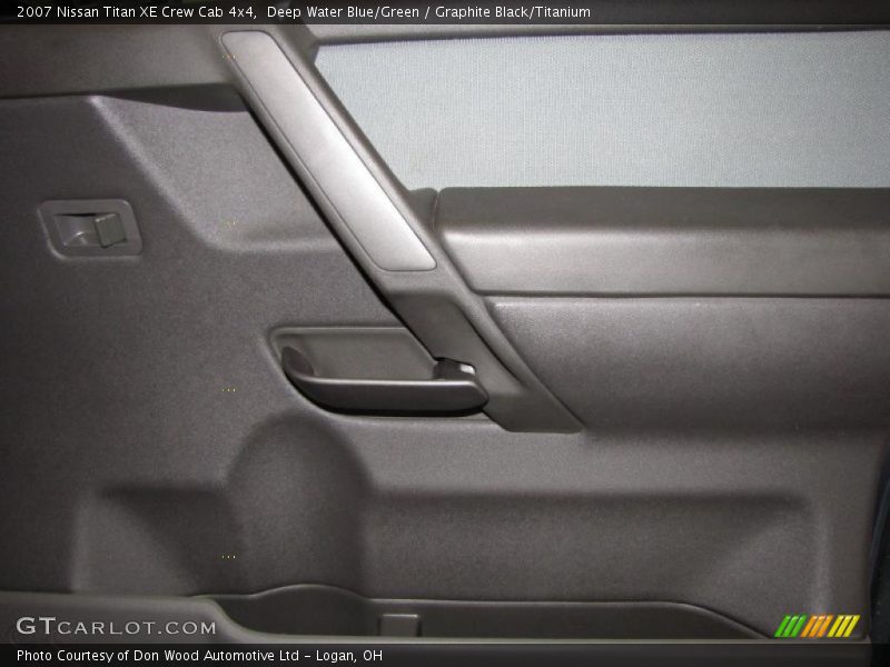 Deep Water Blue/Green / Graphite Black/Titanium 2007 Nissan Titan XE Crew Cab 4x4
