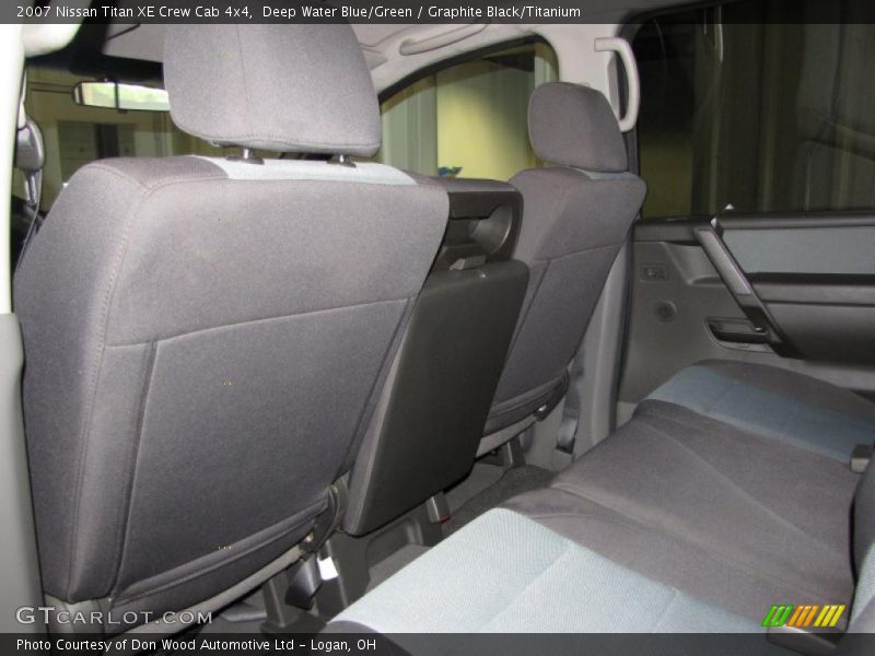 Deep Water Blue/Green / Graphite Black/Titanium 2007 Nissan Titan XE Crew Cab 4x4