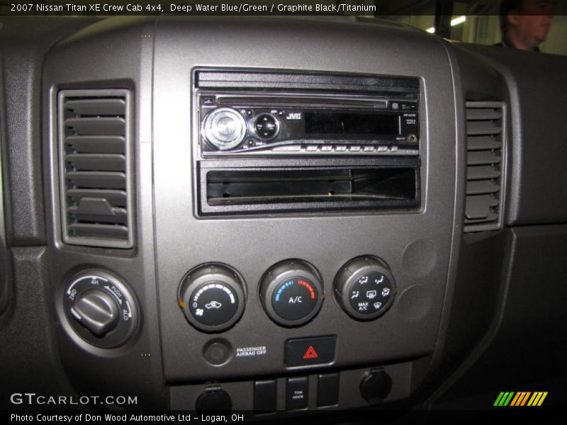 Deep Water Blue/Green / Graphite Black/Titanium 2007 Nissan Titan XE Crew Cab 4x4