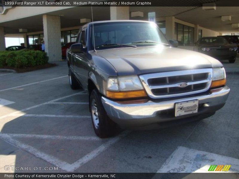 Medium Platinum Metallic / Medium Graphite 1999 Ford Ranger XLT Extended Cab