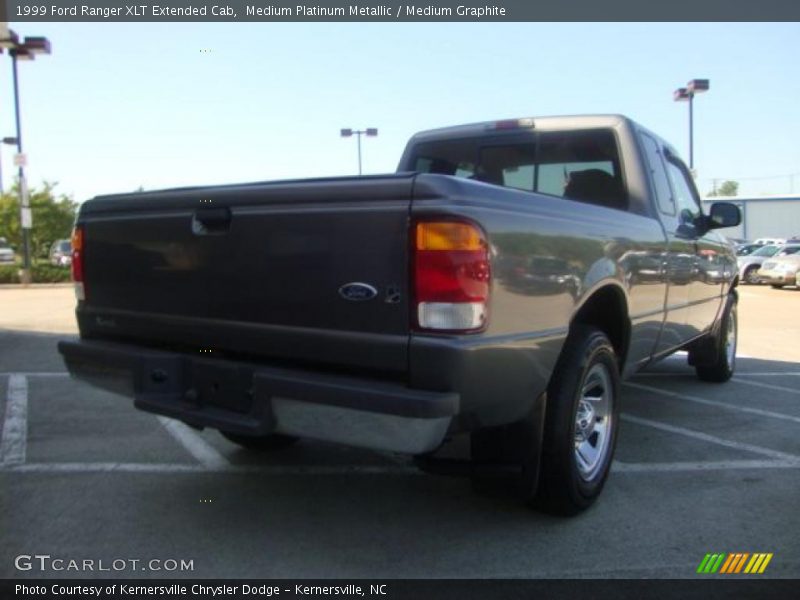Medium Platinum Metallic / Medium Graphite 1999 Ford Ranger XLT Extended Cab