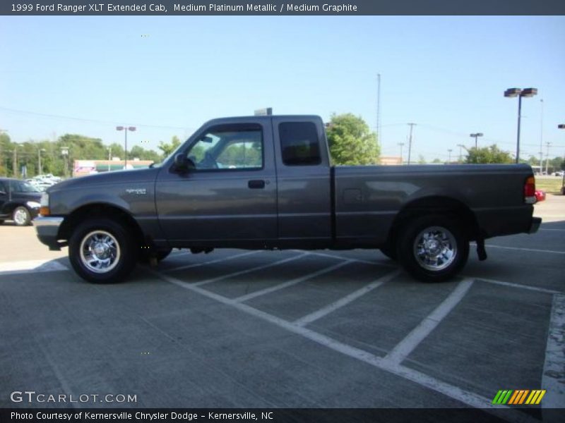 Medium Platinum Metallic / Medium Graphite 1999 Ford Ranger XLT Extended Cab