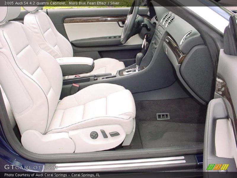 Moro Blue Pearl Effect / Silver 2005 Audi S4 4.2 quattro Cabriolet