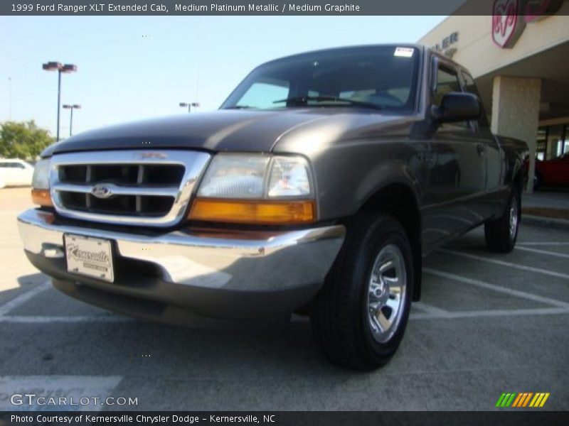 Medium Platinum Metallic / Medium Graphite 1999 Ford Ranger XLT Extended Cab