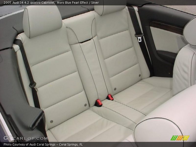 Moro Blue Pearl Effect / Silver 2005 Audi S4 4.2 quattro Cabriolet