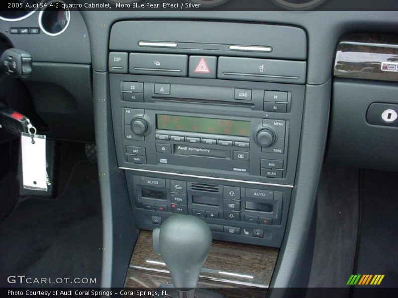 Moro Blue Pearl Effect / Silver 2005 Audi S4 4.2 quattro Cabriolet