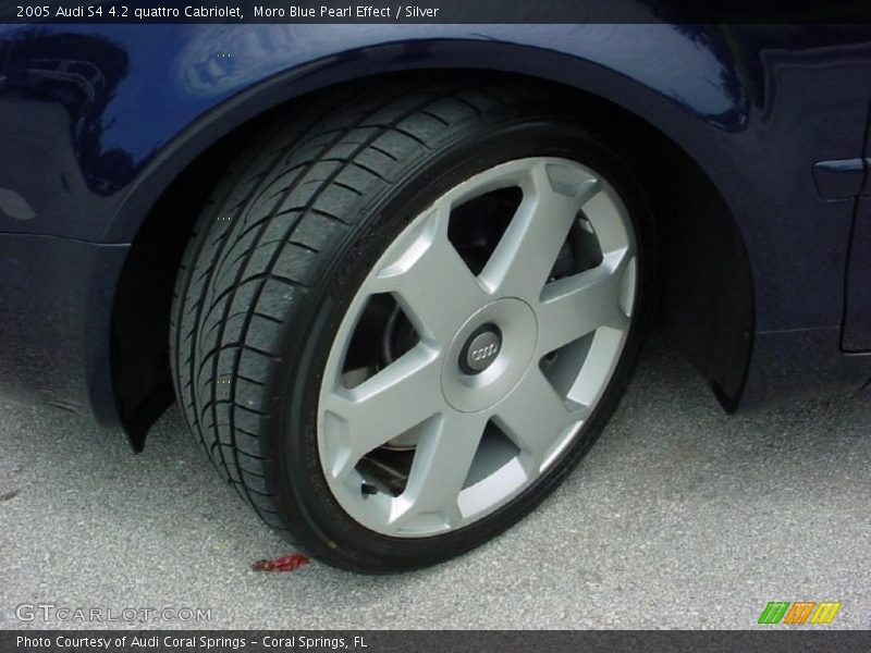 Moro Blue Pearl Effect / Silver 2005 Audi S4 4.2 quattro Cabriolet