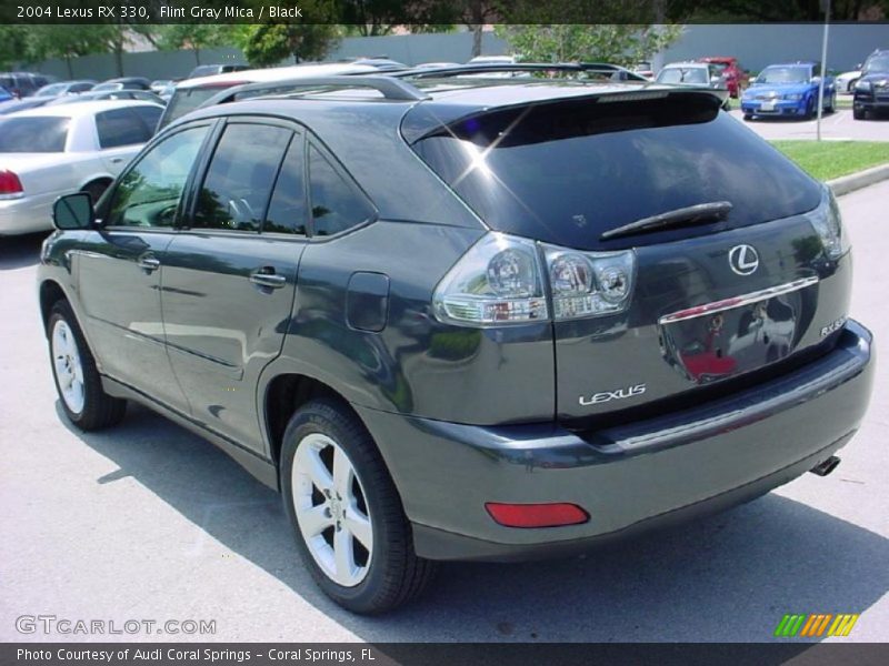 Flint Gray Mica / Black 2004 Lexus RX 330