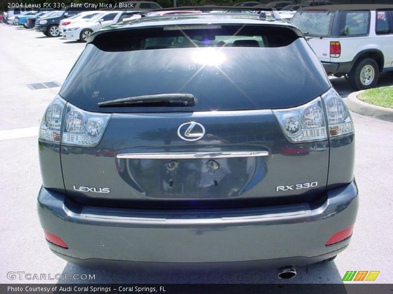 Flint Gray Mica / Black 2004 Lexus RX 330