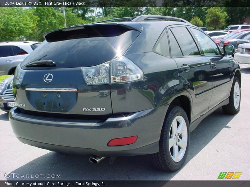 Flint Gray Mica / Black 2004 Lexus RX 330
