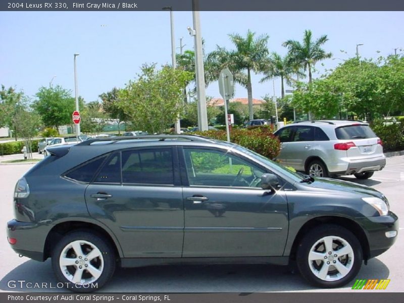 Flint Gray Mica / Black 2004 Lexus RX 330