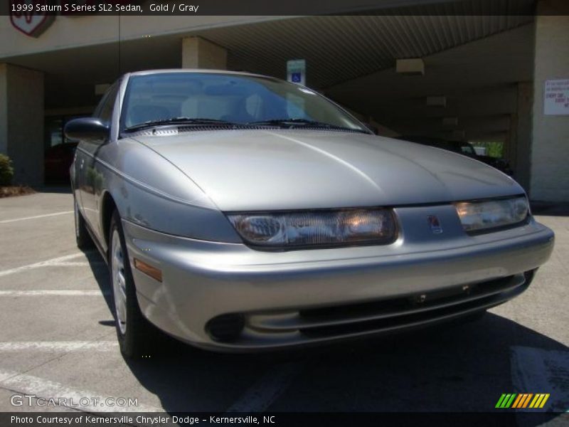 Gold / Gray 1999 Saturn S Series SL2 Sedan
