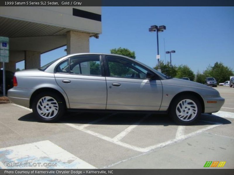 Gold / Gray 1999 Saturn S Series SL2 Sedan