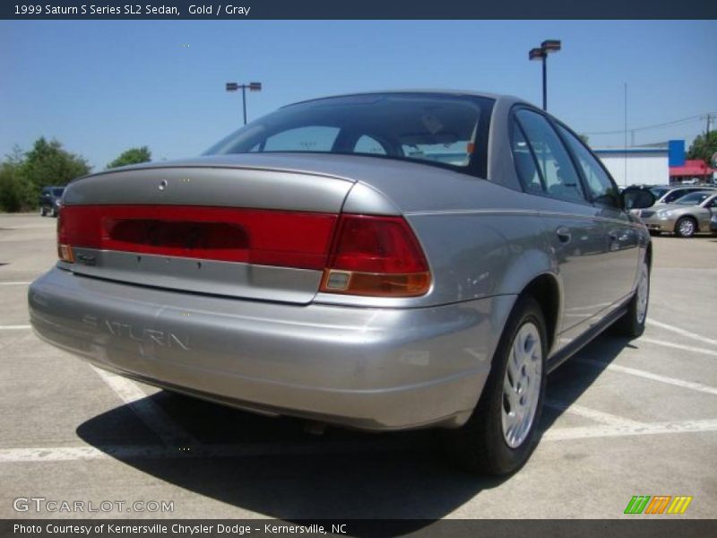 Gold / Gray 1999 Saturn S Series SL2 Sedan