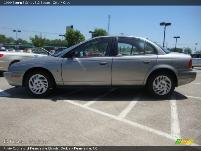 Gold / Gray 1999 Saturn S Series SL2 Sedan