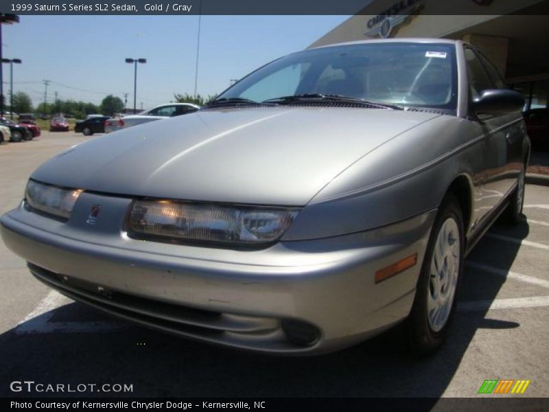 Gold / Gray 1999 Saturn S Series SL2 Sedan