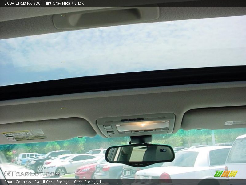 Flint Gray Mica / Black 2004 Lexus RX 330
