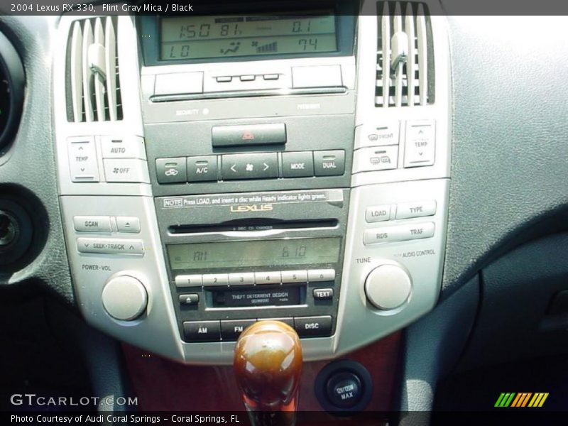 Flint Gray Mica / Black 2004 Lexus RX 330
