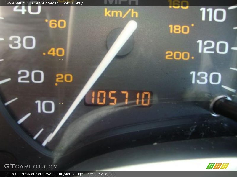 Gold / Gray 1999 Saturn S Series SL2 Sedan