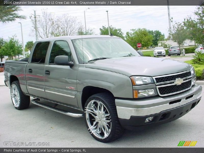 Graystone Metallic / Dark Charcoal 2006 Chevrolet Silverado 1500 LS Crew Cab 4x4