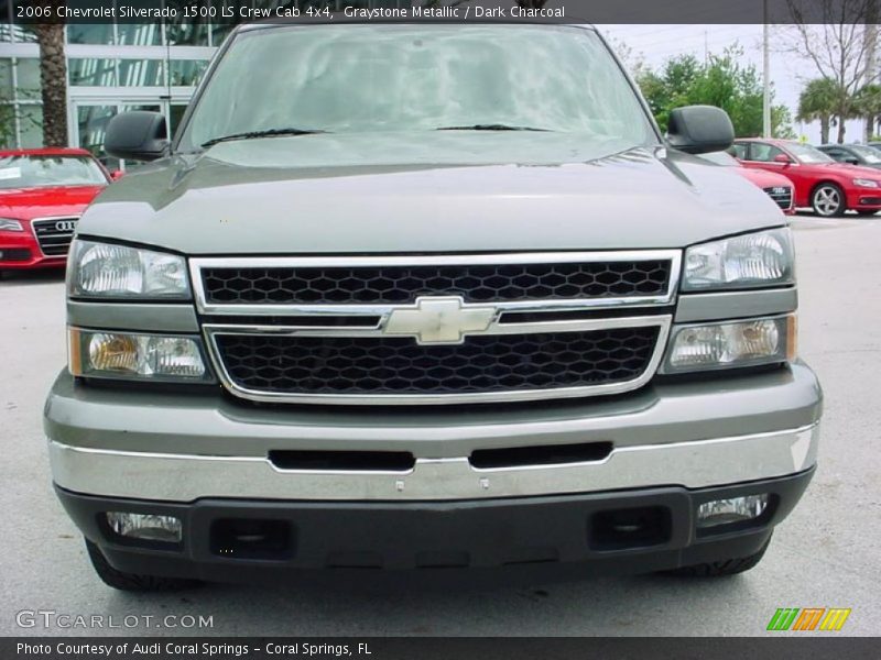 Graystone Metallic / Dark Charcoal 2006 Chevrolet Silverado 1500 LS Crew Cab 4x4