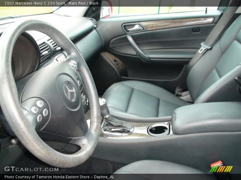 Mars Red / Black 2007 Mercedes-Benz C 230 Sport